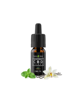Aromatherapy 'PharmaHemp' 7% - 'MINT & VANILLA' 10ml (nu este pentru uz uman)