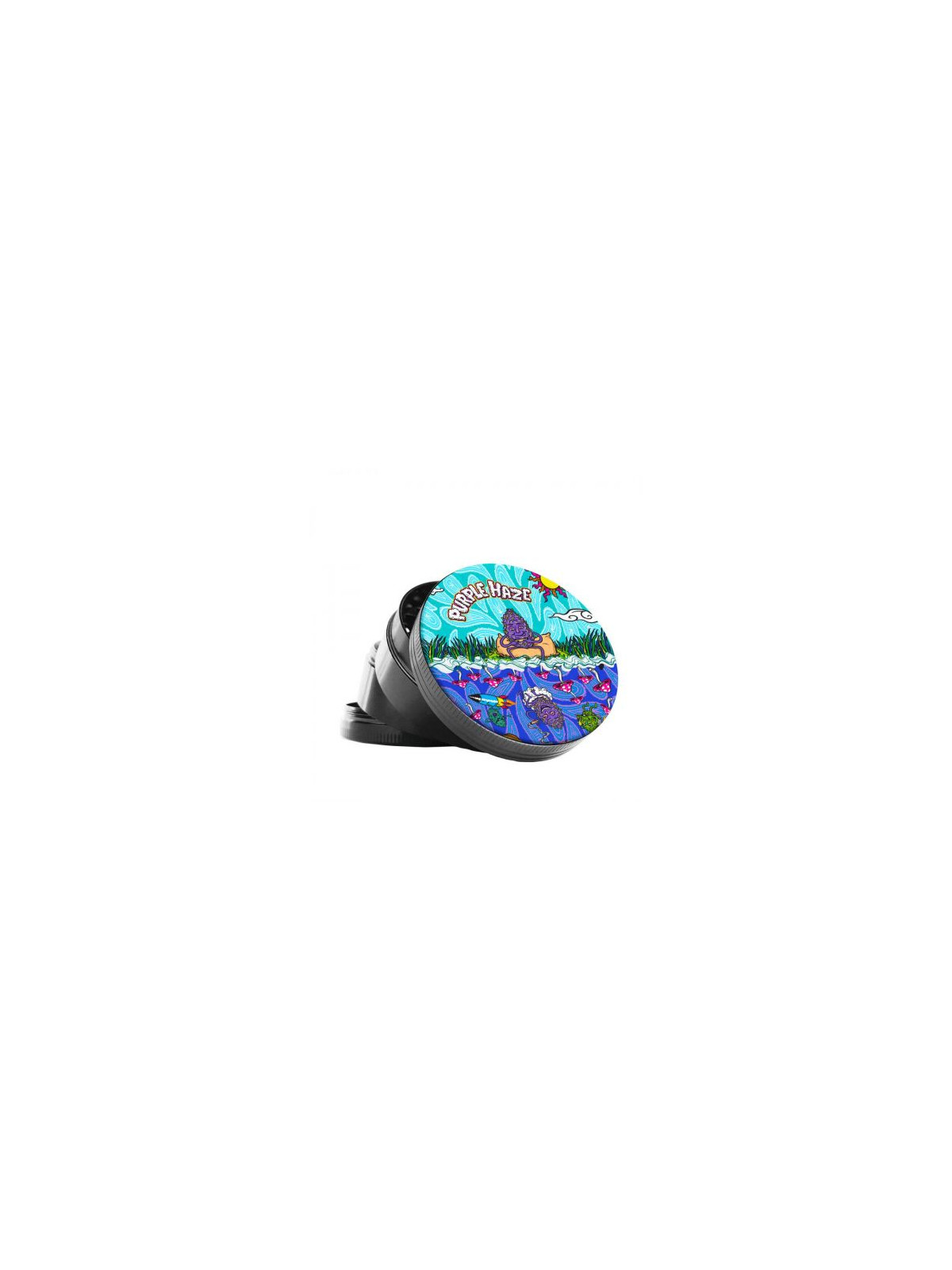 Grinder 'Best Buds' din Metal 'Purple Haze' - 4Part Ø-50mm