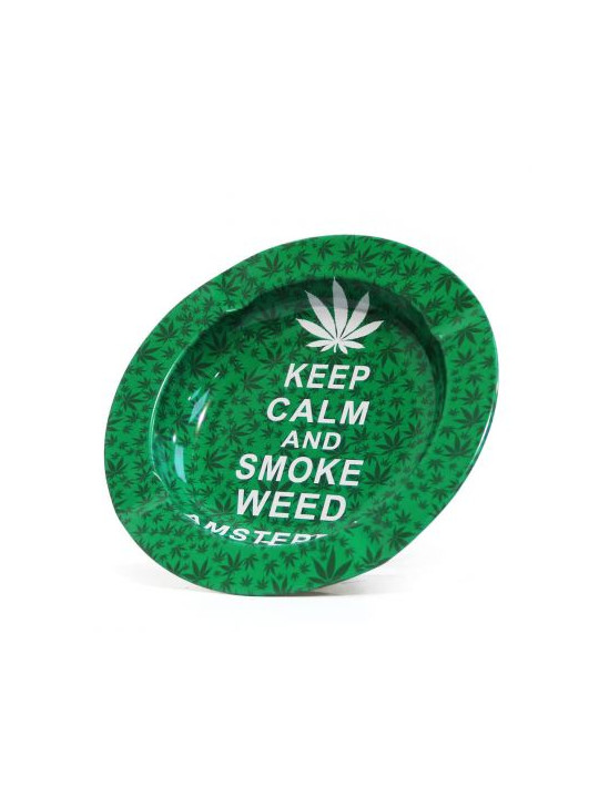 Scrumiera 'Keep Calm' din Metal