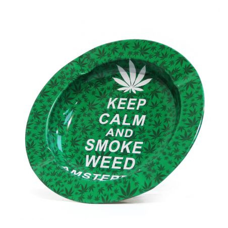 Scrumiera 'Keep Calm' din Metal