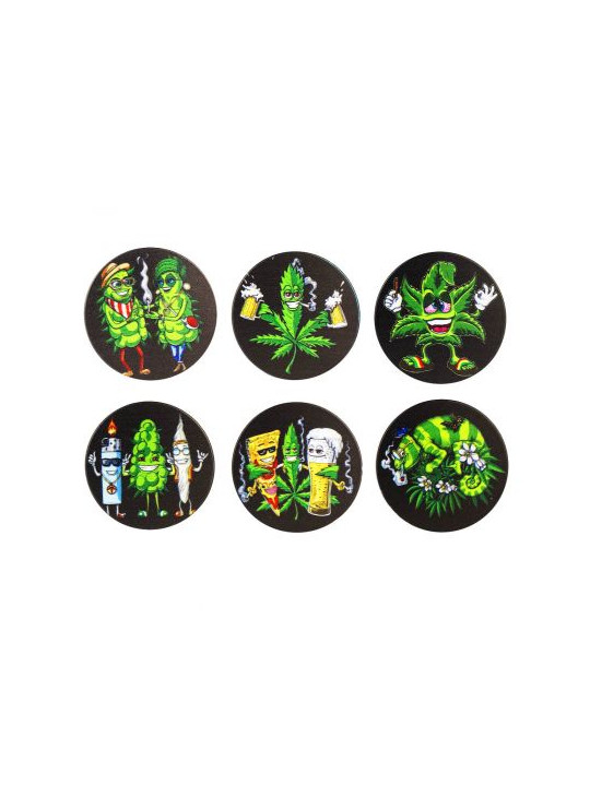 Grinder 'Best Buds' din Metal 'Family Mix' - 4Part Ø-50mm