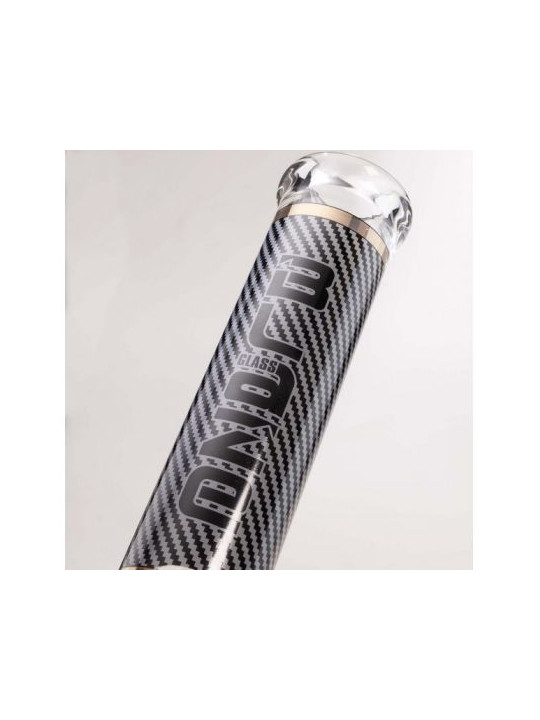 Bong 'Blaze' Beaker Stripes H-350mm