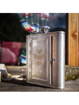Container 'REVELRY' din Oțel Inoxidabil cu Suport de tigarete