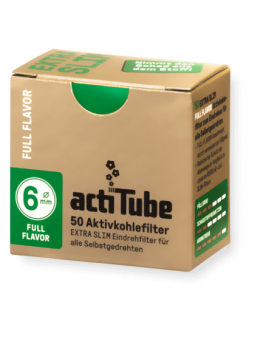 Filtre EXTRA SLIM 'actiTube' Carbon Activ ø6mmx50buc.