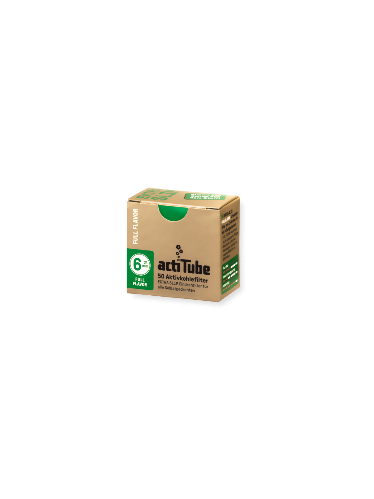 Filtre EXTRA SLIM 'actiTube' Carbon Activ ø6mmx50buc.