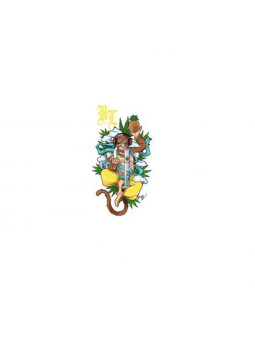 Bong 'Black Leaf' Hanuman Beaker H-240mm
