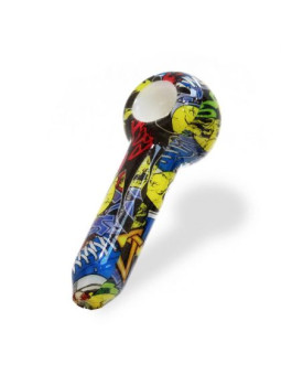 Pipa din Sticla 'Colorful' Pop Art