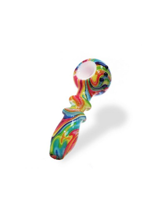 Pipa din Sticla 'Abstract' Fluid Colors