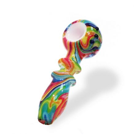Pipa din Sticla 'Abstract' Fluid Colors