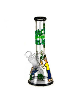 Bong 'Cartoons' Rick & Morty 'Hand Made' H-250mm