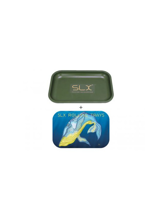 Tava de Rulat Non-Stick 'SLX' Verde + Capac Magnetic 'Blue Whale' - Large