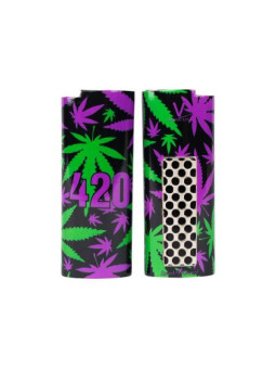 Husa cu Grinder 'V-Syndicate' pentru Brichete 'BIC' - 420 RETRO