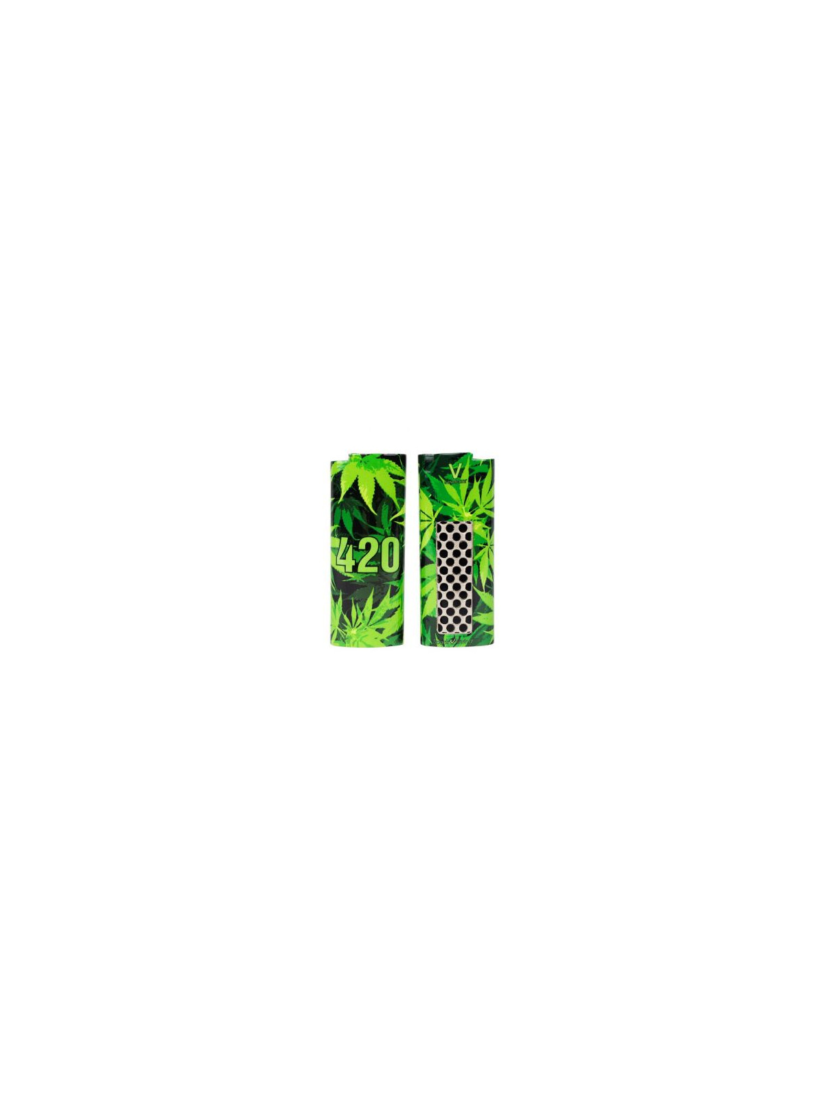 Husa cu Grinder 'V-Syndicate' pentru Brichete 'BIC' - 420 Green