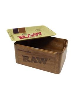 Cutie din lemn 'RAW' cu Tava de rulat - Mini