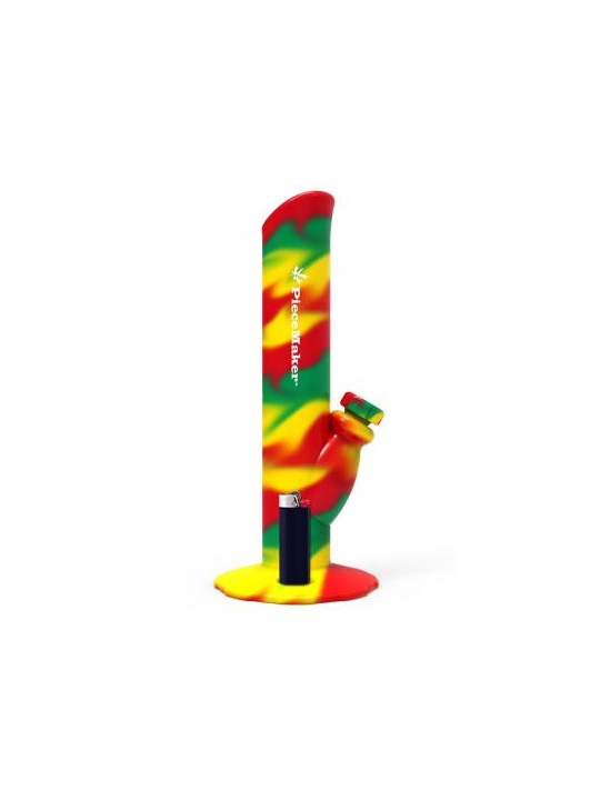 Bong 'PieceMaker' din silicon 'Kermit' H-280mm
