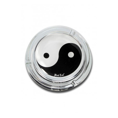 Scrumiera 'Black Leaf' -YingYang Ø 105mm