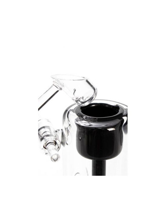 Bong 'Black Leaf' Honey Pot Oil H-175mm
