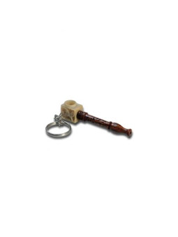 Pipa Breloc 'Rosewood' Soapstone