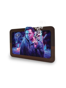 Tava de Rulat 'V-Syndicate' 3D High Def Wood 'Space Xhale' - Small