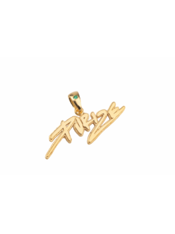 Pandantiv 'Purize' din Argint placat cu Aur 24k + Piatra Swarovski