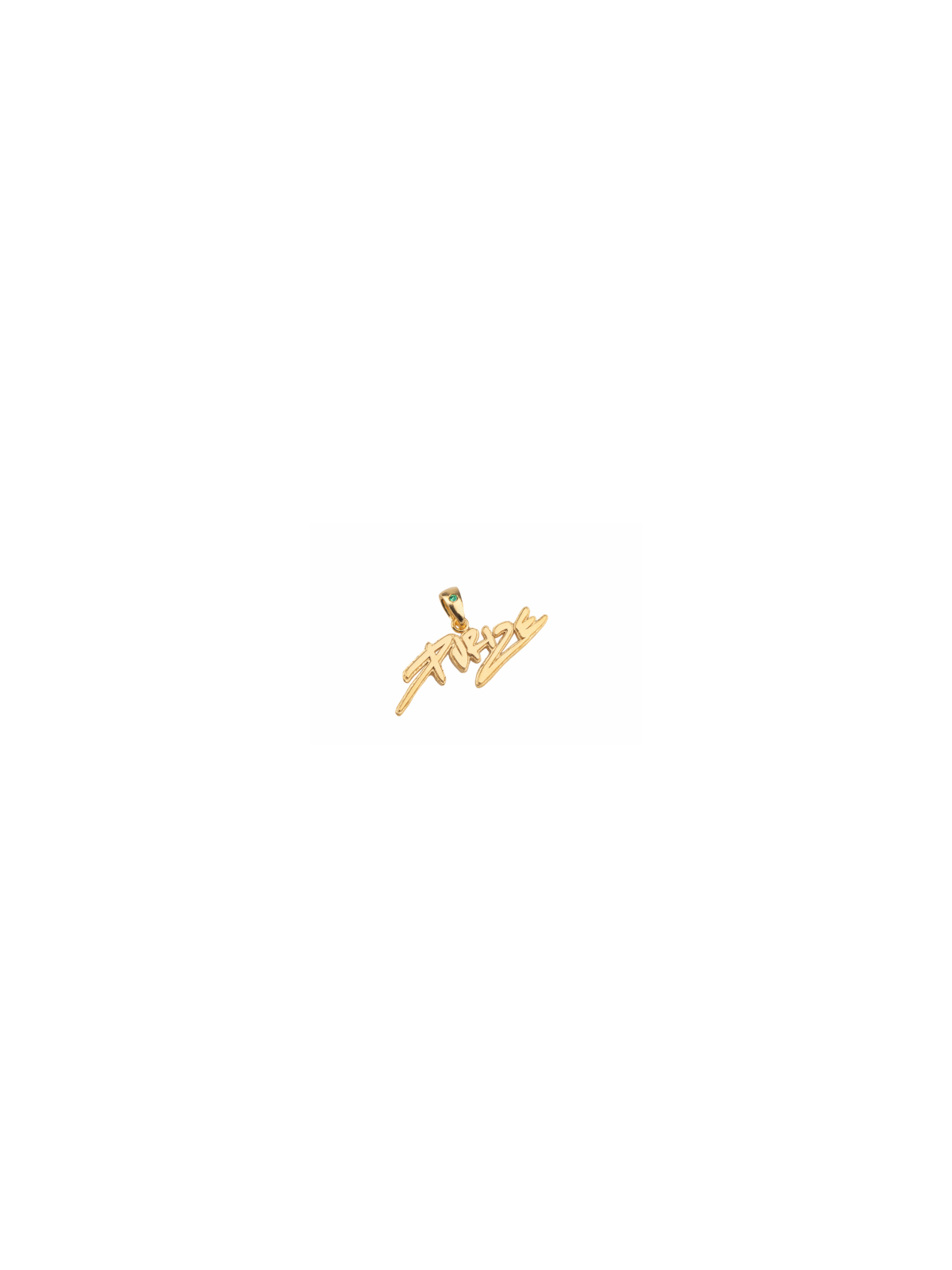 Pandantiv 'Purize' din Argint placat cu Aur 24k + Piatra Swarovski