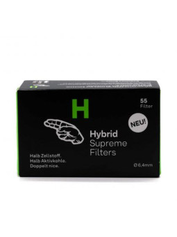 Filtre Slim Carbon Activ + Celuloza 'Hybrid Supreme' ø6,4mm - x55buc