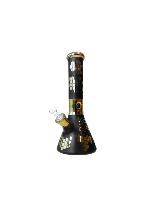 Bong 'BlackSheep' Black Bee Hexagon H-320mm