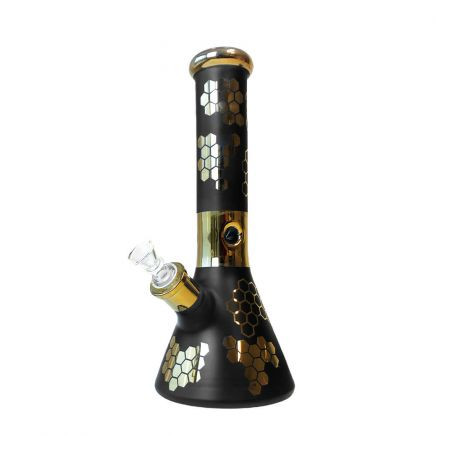 Bong 'BlackSheep' Black Bee Hexagon H-320mm