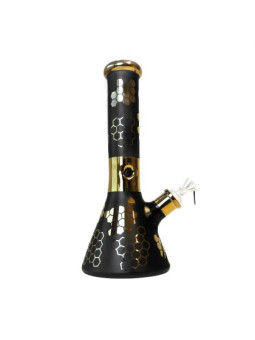Bong 'BlackSheep' Black Bee Hexagon H-320mm