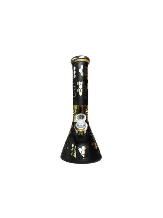 Bong 'BlackSheep' Black Bee Hexagon H-320mm