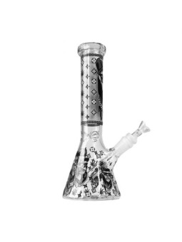 Bong 'BlackSheep' Black Gorilla Triple Thick - 'Glow in the Dark' H-250mm