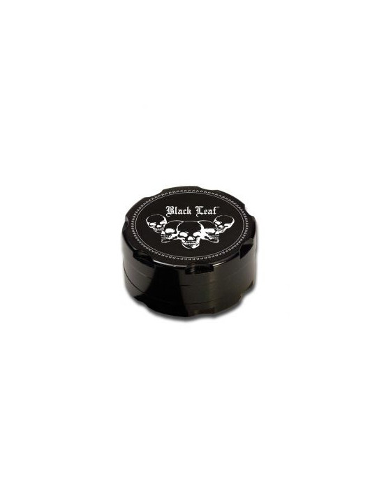 Grinder 'Black Leaf' Aluminium Skulls - 2Part Ø-38mm