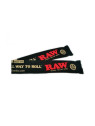 Esarfa 'Raw' Neagra