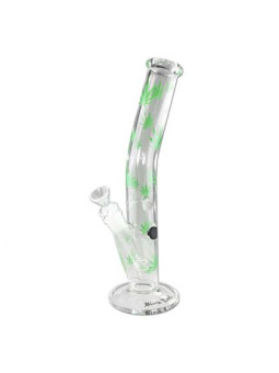 Bong 'Black Leaf' Bent Leaves H-295mm