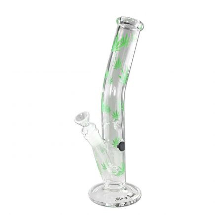 Bong 'Black Leaf' Bent Leaves H-295mm