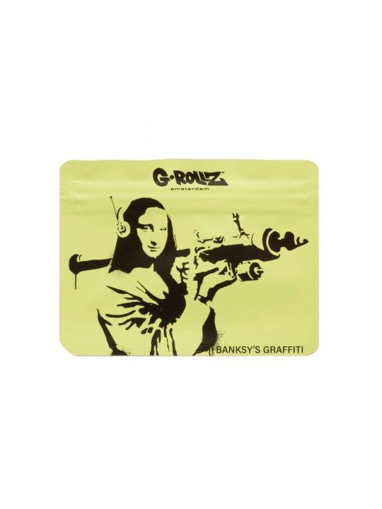 Punga zipp anti-miros Banksy's 'Mona Launcher' 105x80 mm