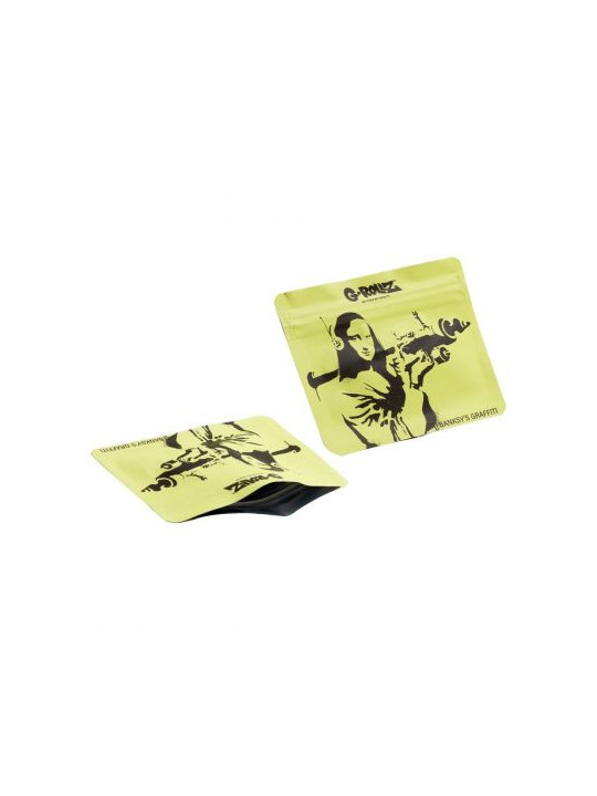 Punga zipp anti-miros Banksy's 'Mona Launcher' 105x80 mm