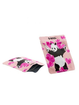 Pungi zipp anti-miros Banksy's 'Panda Gunnin' 100x125mm