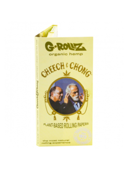 Foite King Size Slim G-Rollz Cheech & Chong 'Classic' - Canepa Organica Extra-subtiri cu santier si filtre