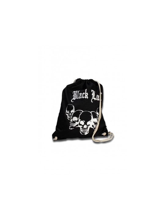 Geanta Bumbac 'Black Leaf' 'Skulls' black