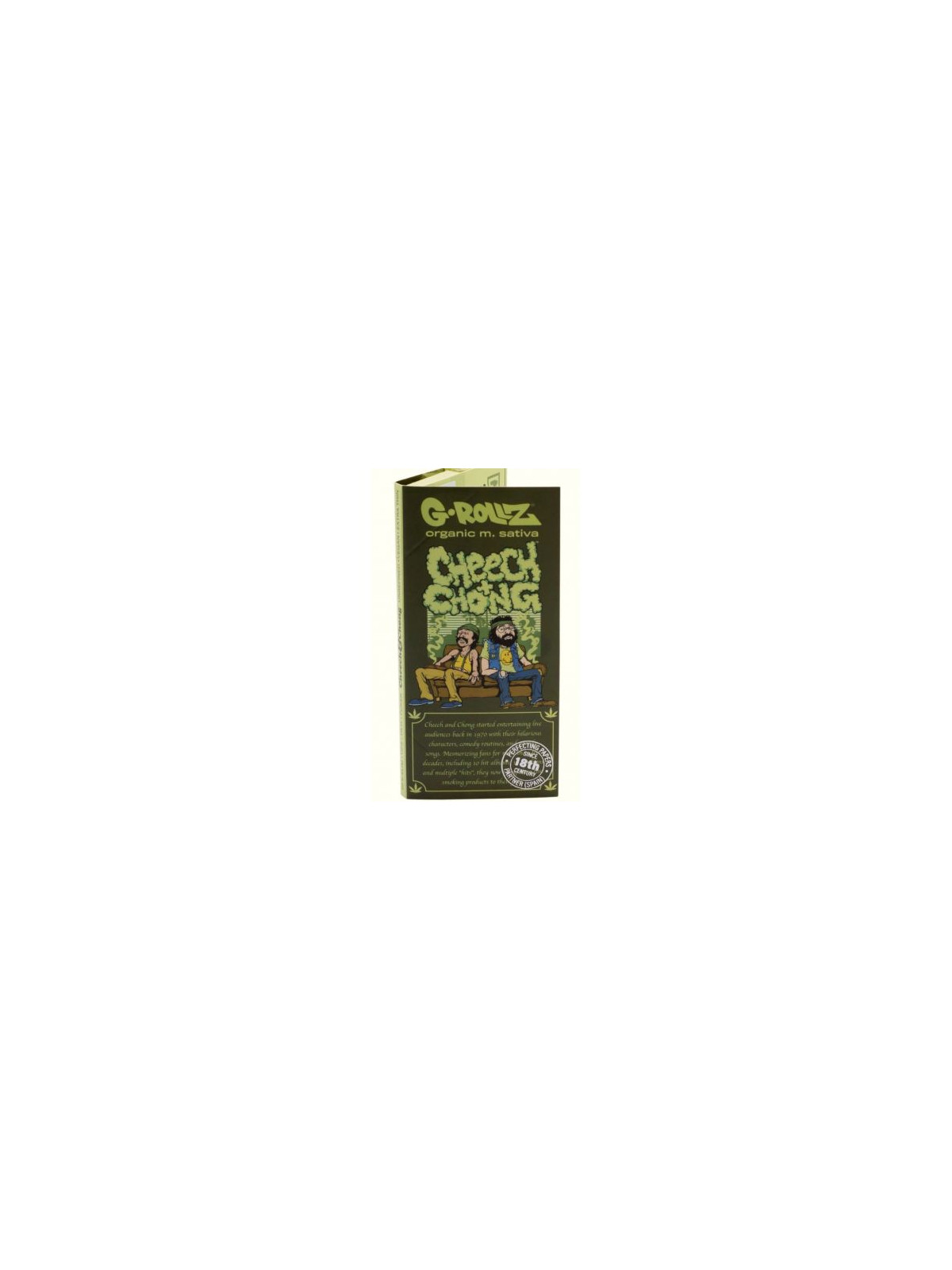 Foite King Size Slim G-Rollz Org. M.Sativa Cheech & Chong 'Greates Hits' x 'In da Chair' cu santier si filtre
