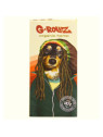 Foite King Size Slim G-Rollz 'Reggae Rap' din canepa organica cu santier si filtre