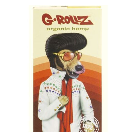 Foite King Size Slim G-Rollz 'Vegas Pop' Bio din Canepa Organica cu santier si filtre