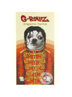 Foite King Size Slim G-Rollz 'Vegas Pop' Bio din Canepa Organica cu santier si filtre