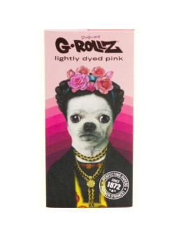 Foite King Size Slim Roz G-Rollz 'Mexican' + santier si filtre