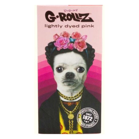 Foite King Size Slim Roz G-Rollz 'Mexican' + santier si filtre