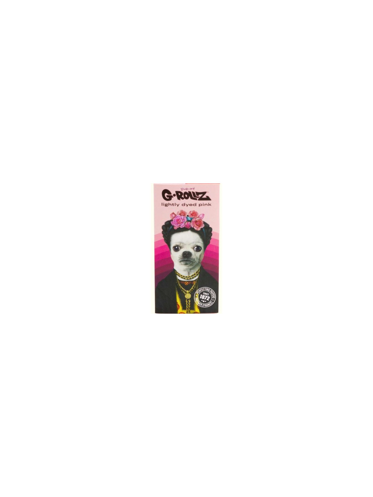 Foite King Size Slim Roz G-Rollz 'Mexican' + santier si filtre
