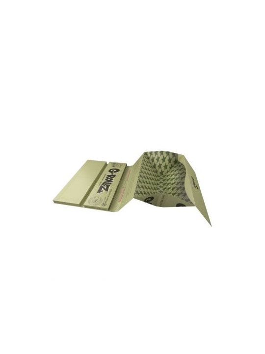 Foite King Size Slim G-Rollz Organic M. Sativa 'Psychadelic Roxy' cu santier si filtre