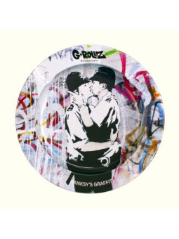 Scrumiera Banksy's Graffiti Iepuras sau Politisti