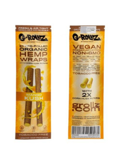 G-Rollz Blunt pre-rulat din canepa aroma Mango x2